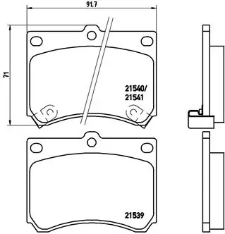 Brake Pad Set, disc brake