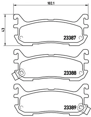Brake Pad Set, disc brake