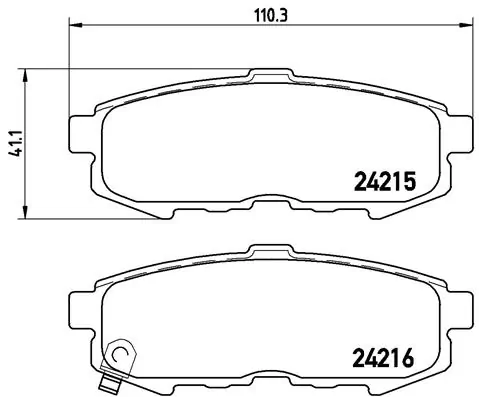 Brake Pad Set, disc brake