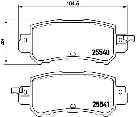 Brake Pad Set, disc brake
