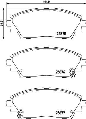 Brake Pad Set, disc brake