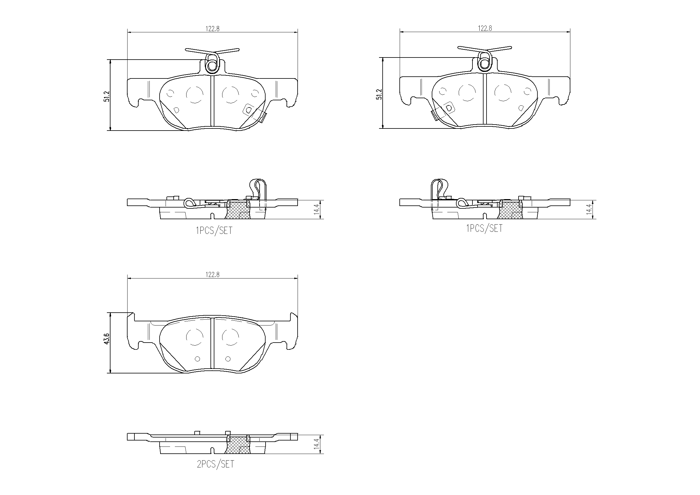 Brake Pad Set, disc brake