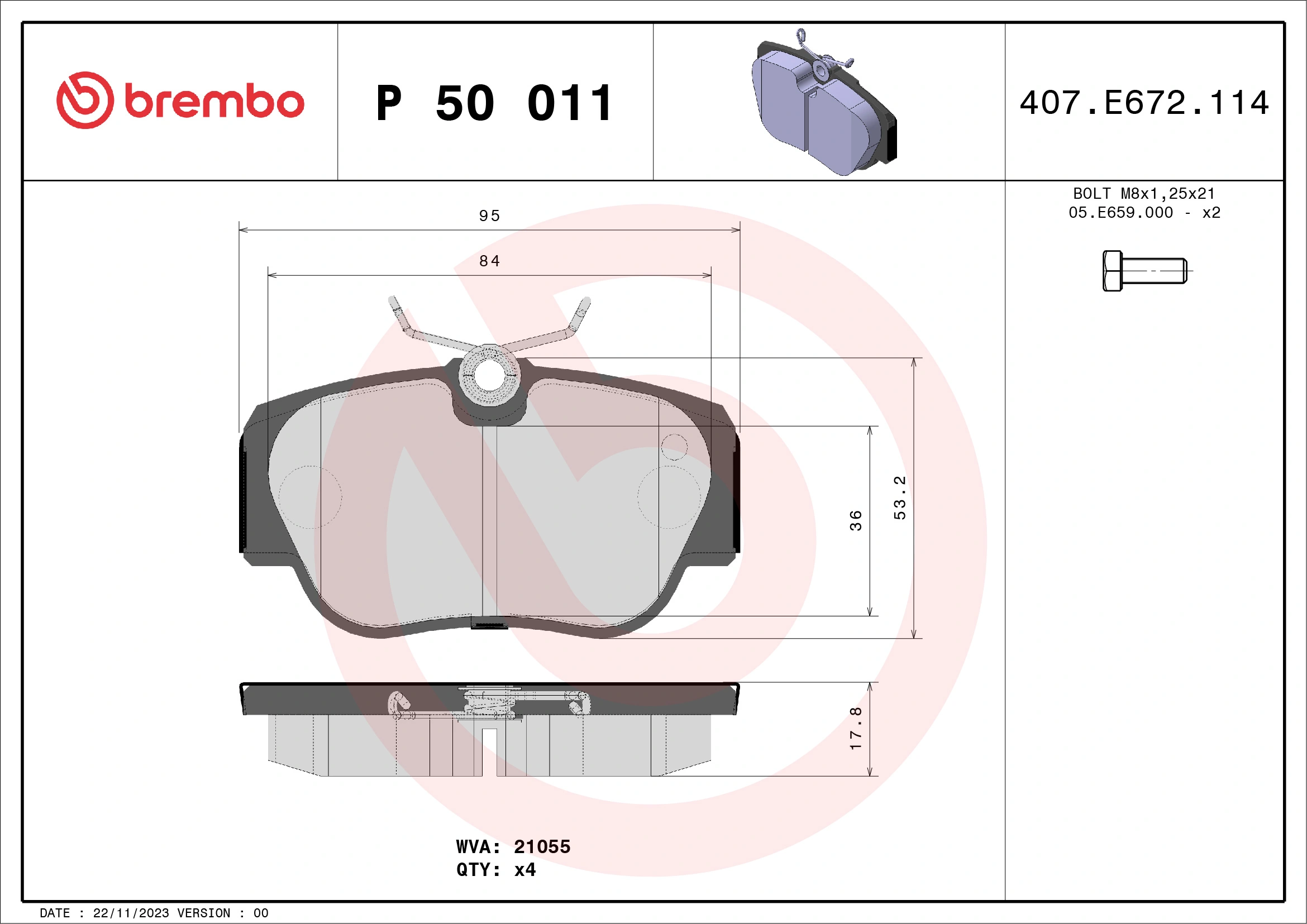 Brake Pad Set, disc brake