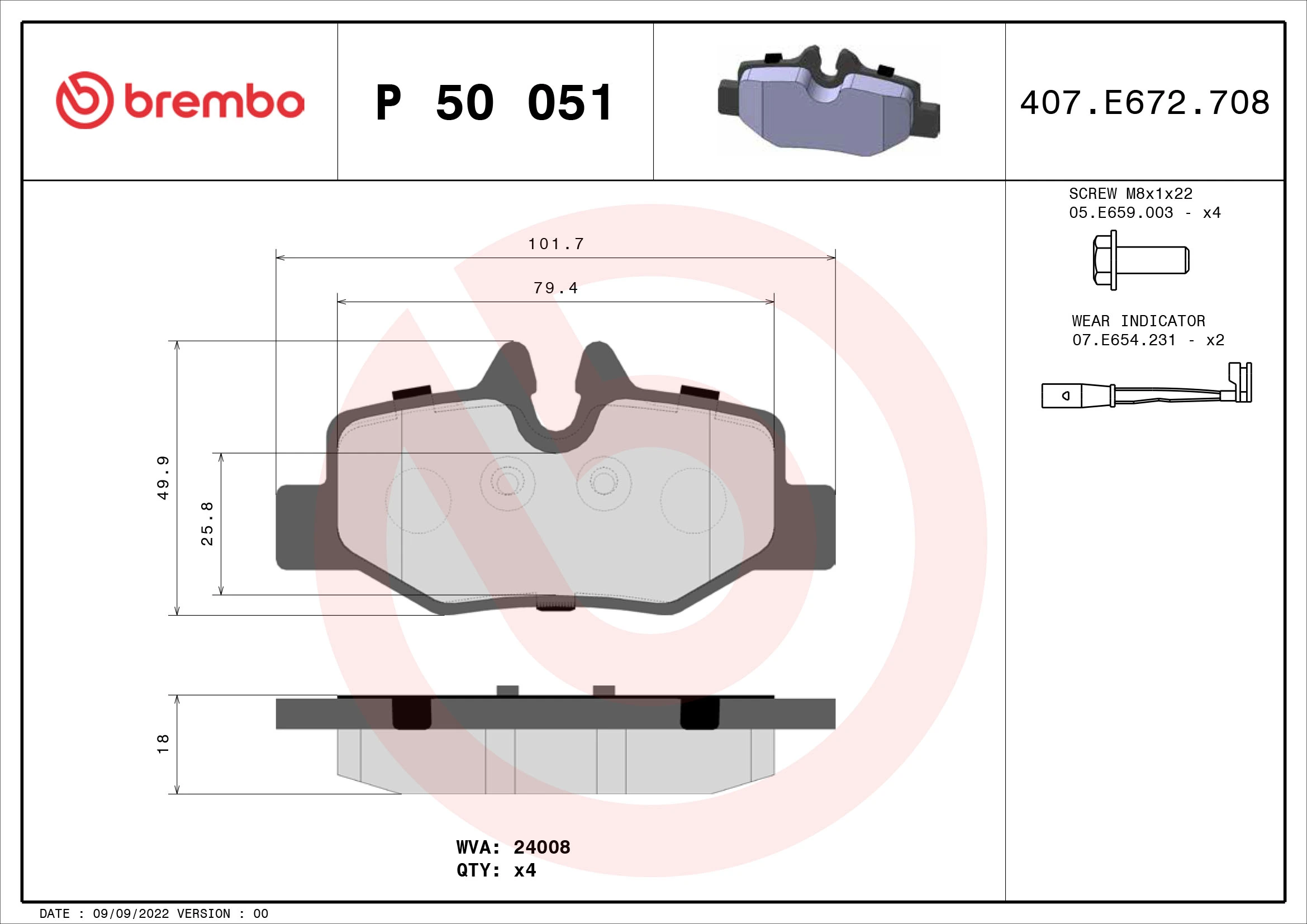 Brake Pad Set, disc brake