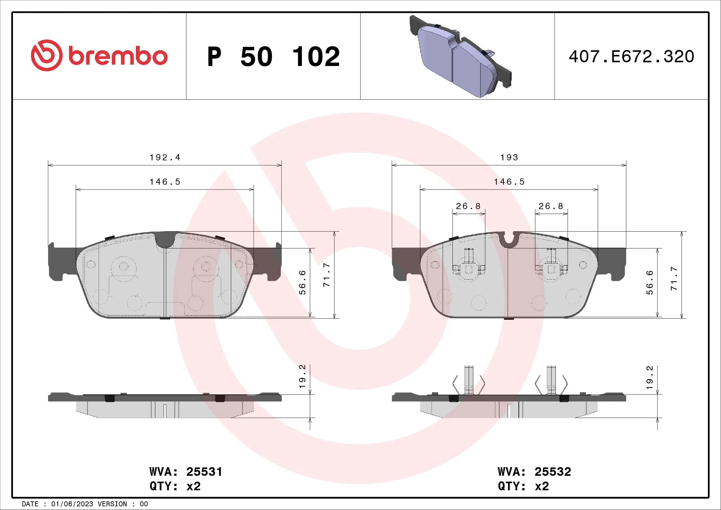 Brake Pad Set, disc brake