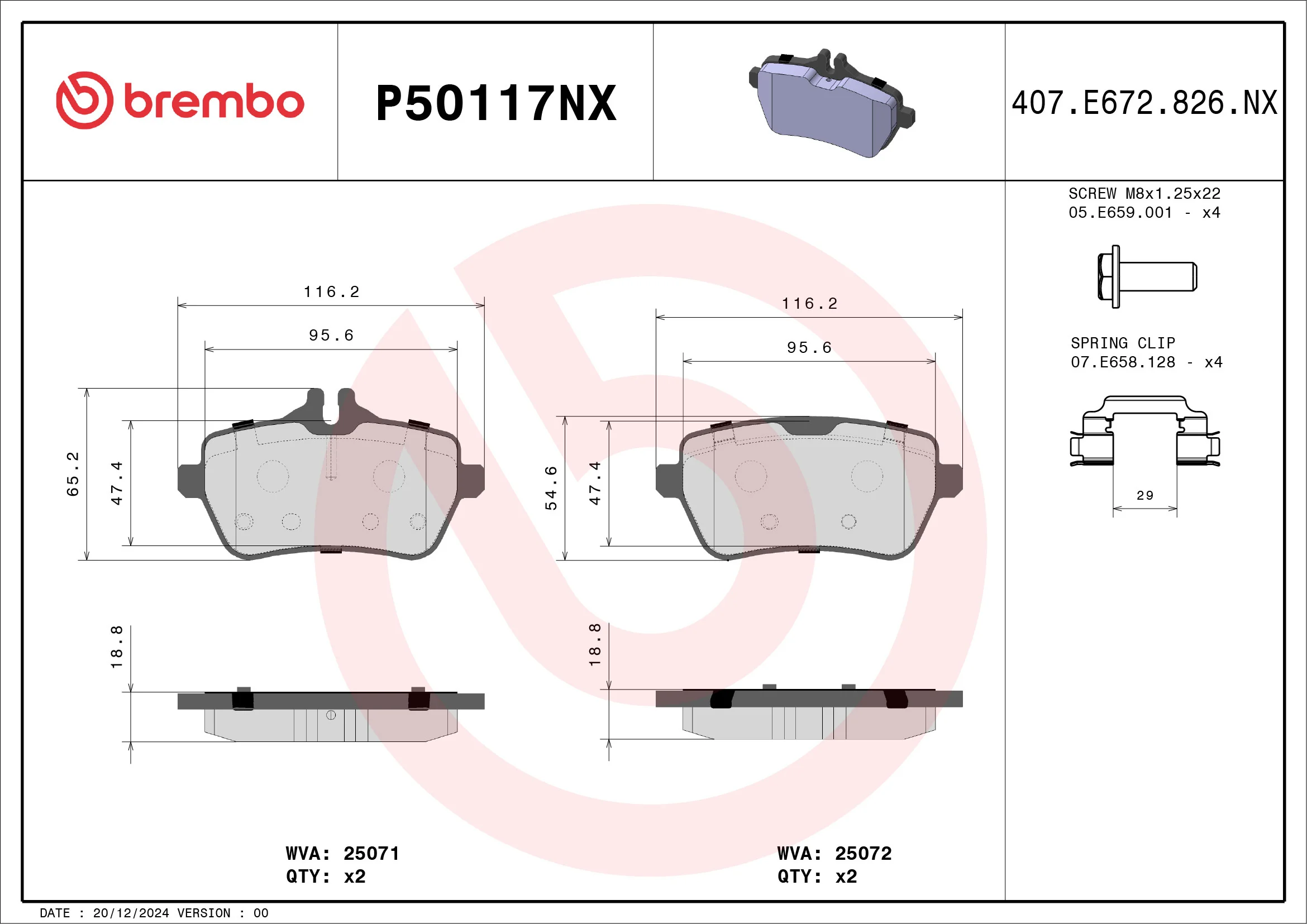 Brake Pad Set, disc brake