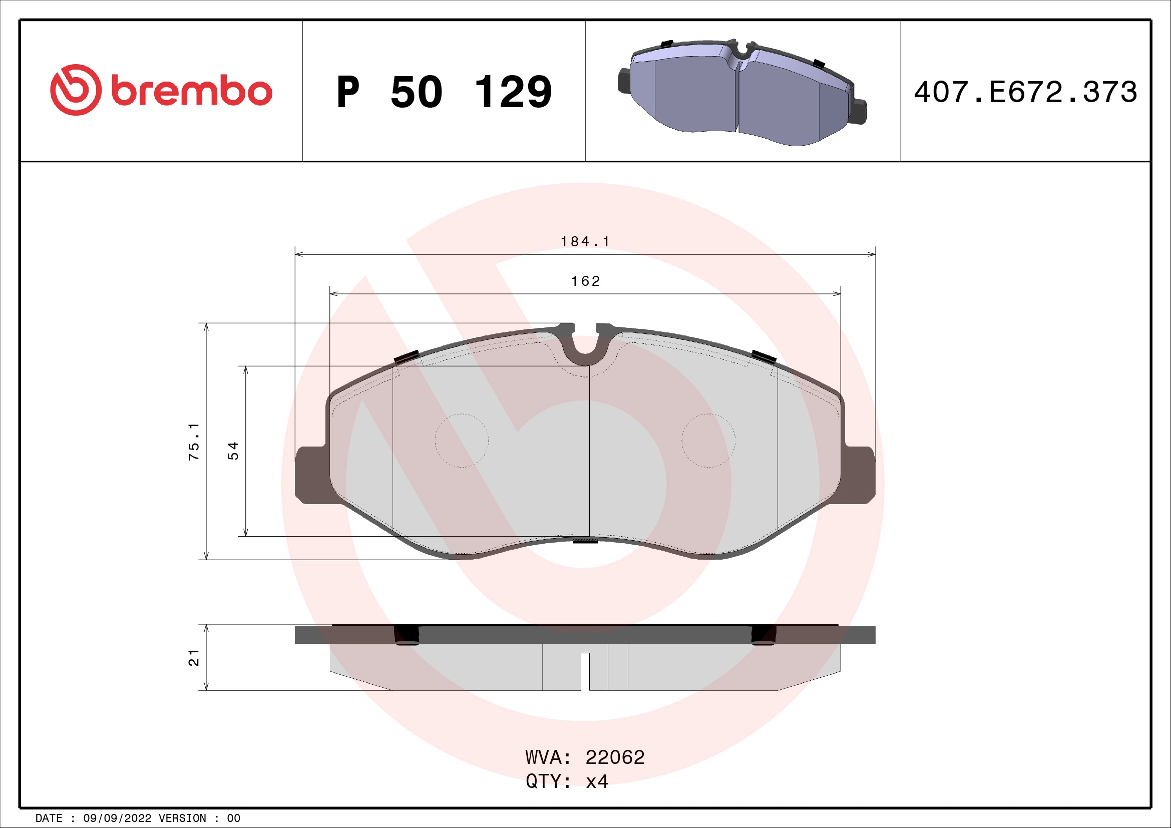 Brake Pad Set, disc brake