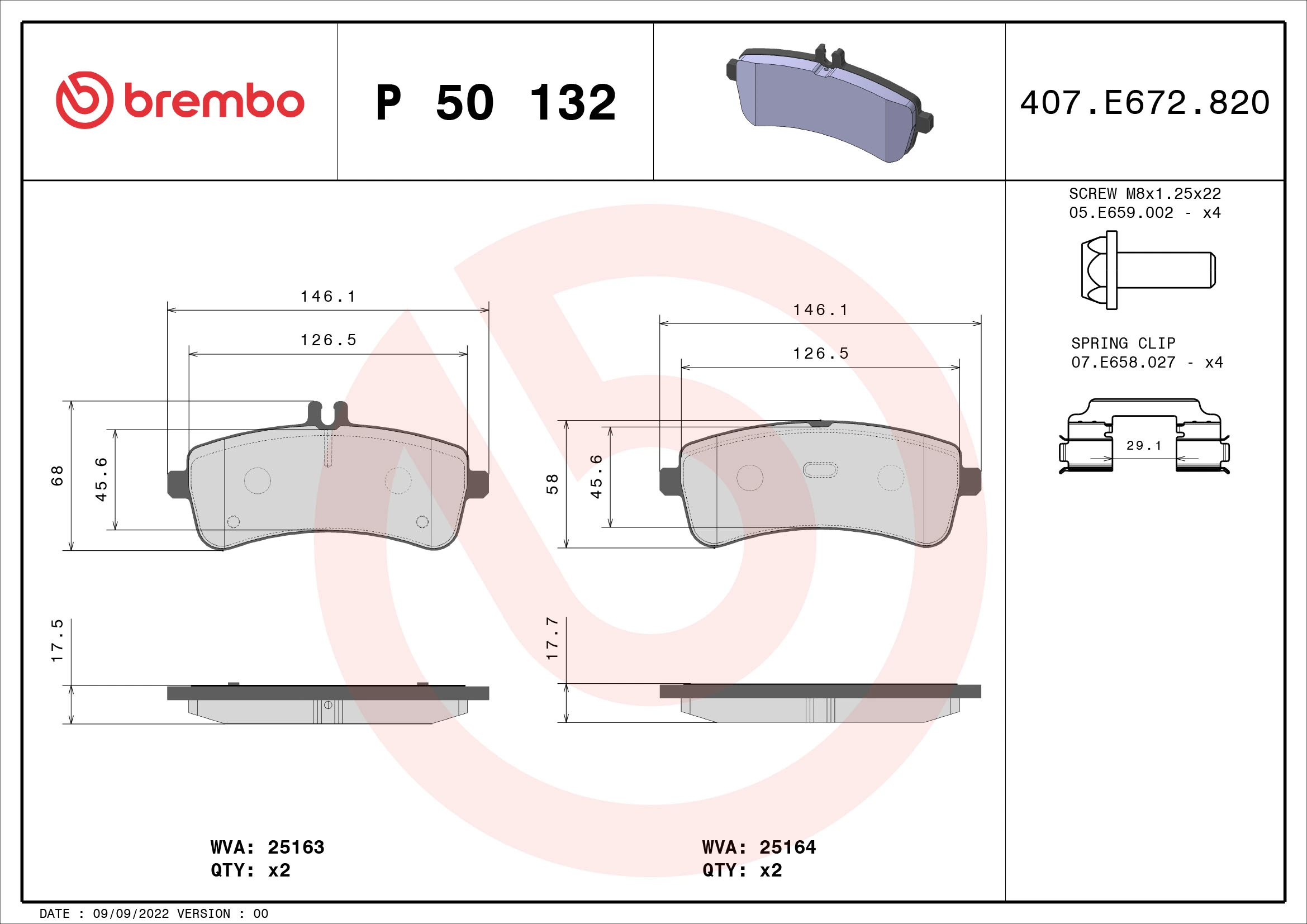 Brake Pad Set, disc brake
