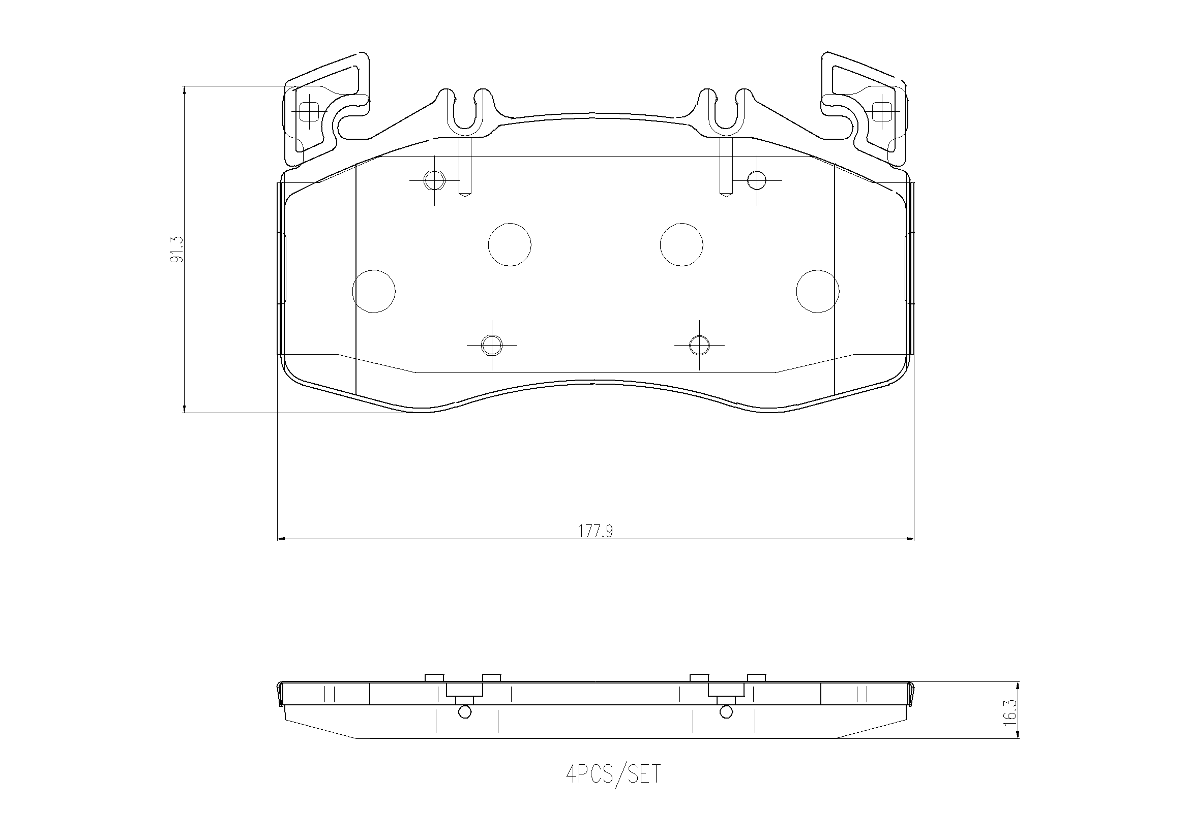 Brake Pad Set, disc brake