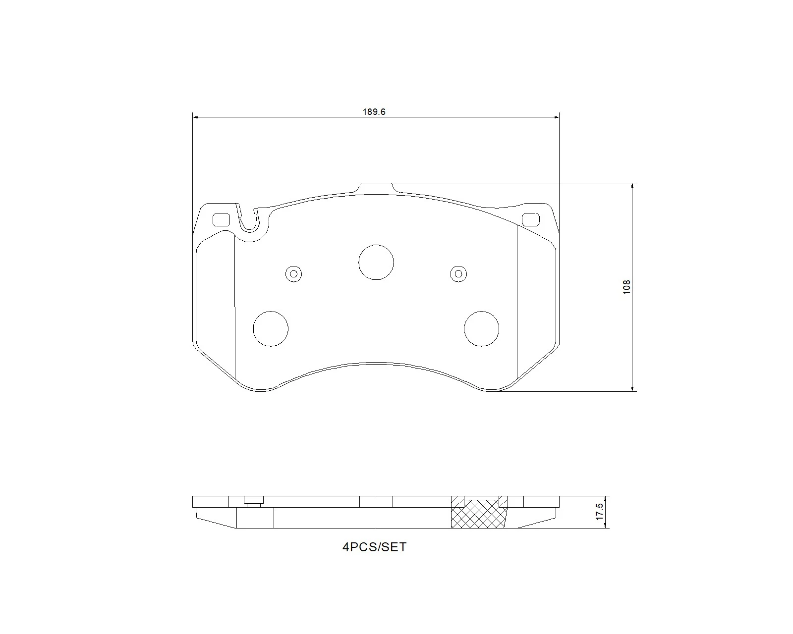 Brake Pad Set, disc brake