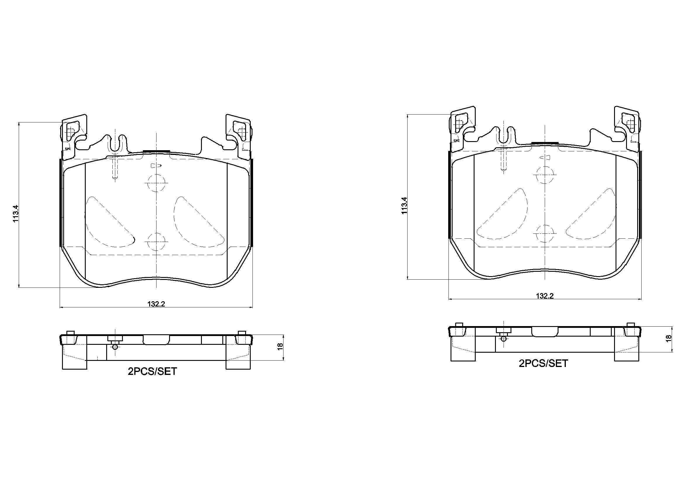 Brake Pad Set, disc brake