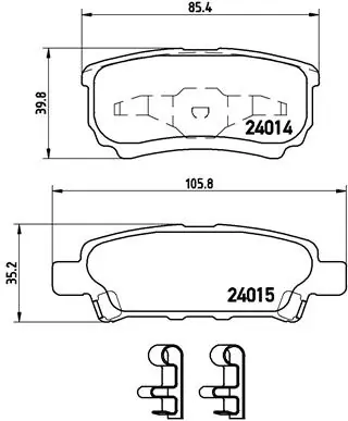 Brake Pad Set, disc brake