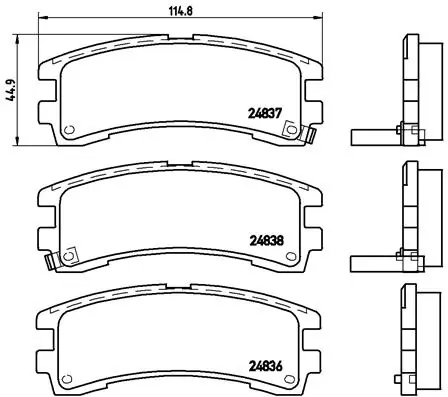 Brake Pad Set, disc brake