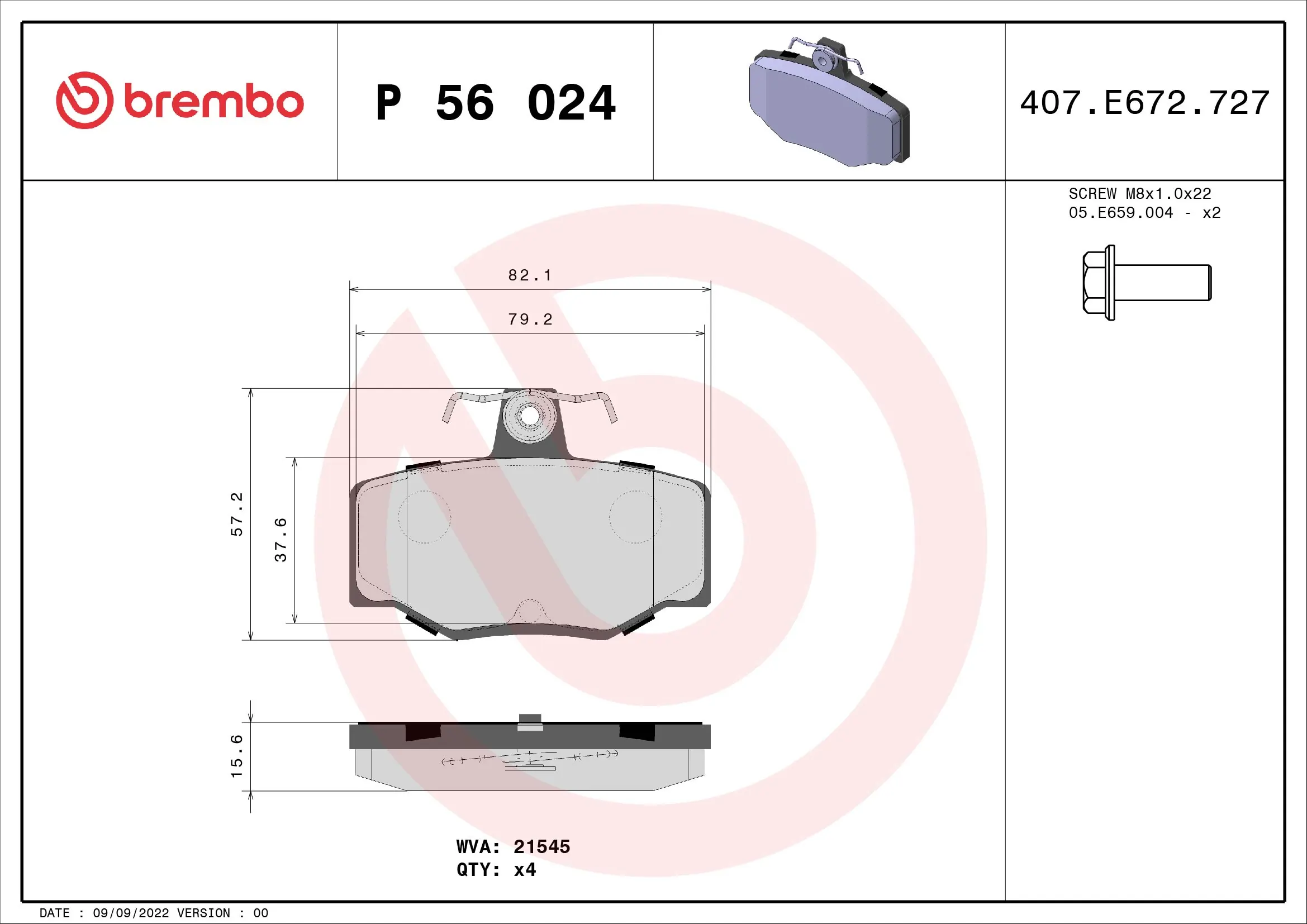 Brake Pad Set, disc brake