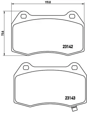 Brake Pad Set, disc brake