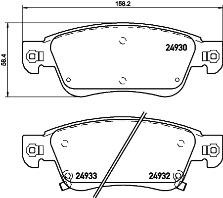 Brake Pad Set, disc brake
