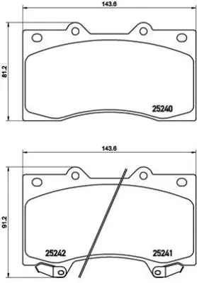 Brake Pad Set, disc brake