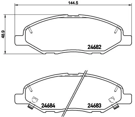 Brake Pad Set, disc brake