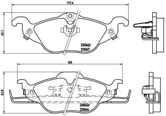 Brake Pad Set, disc brake