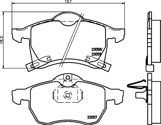 Brake Pad Set, disc brake