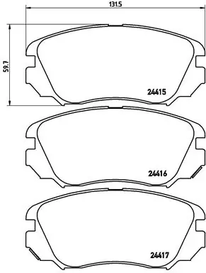 Brake Pad Set, disc brake