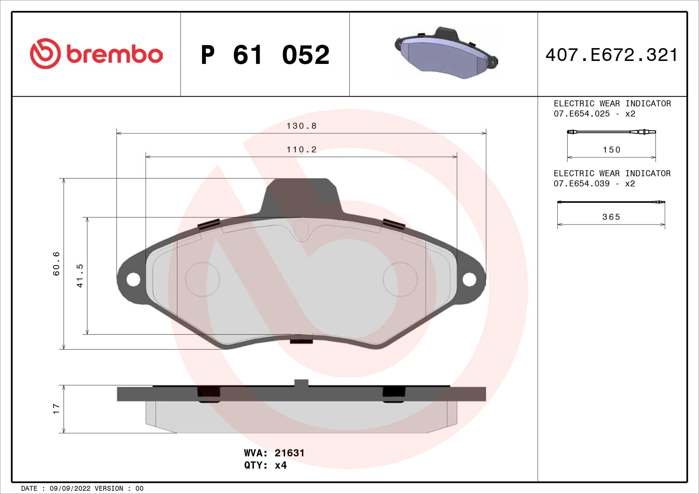 Brake Pad Set, disc brake