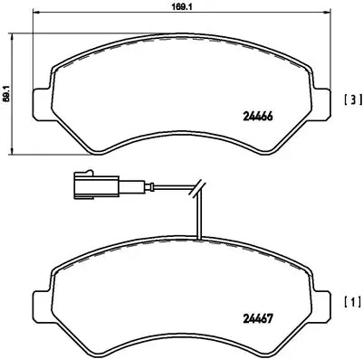 Brake Pad Set, disc brake