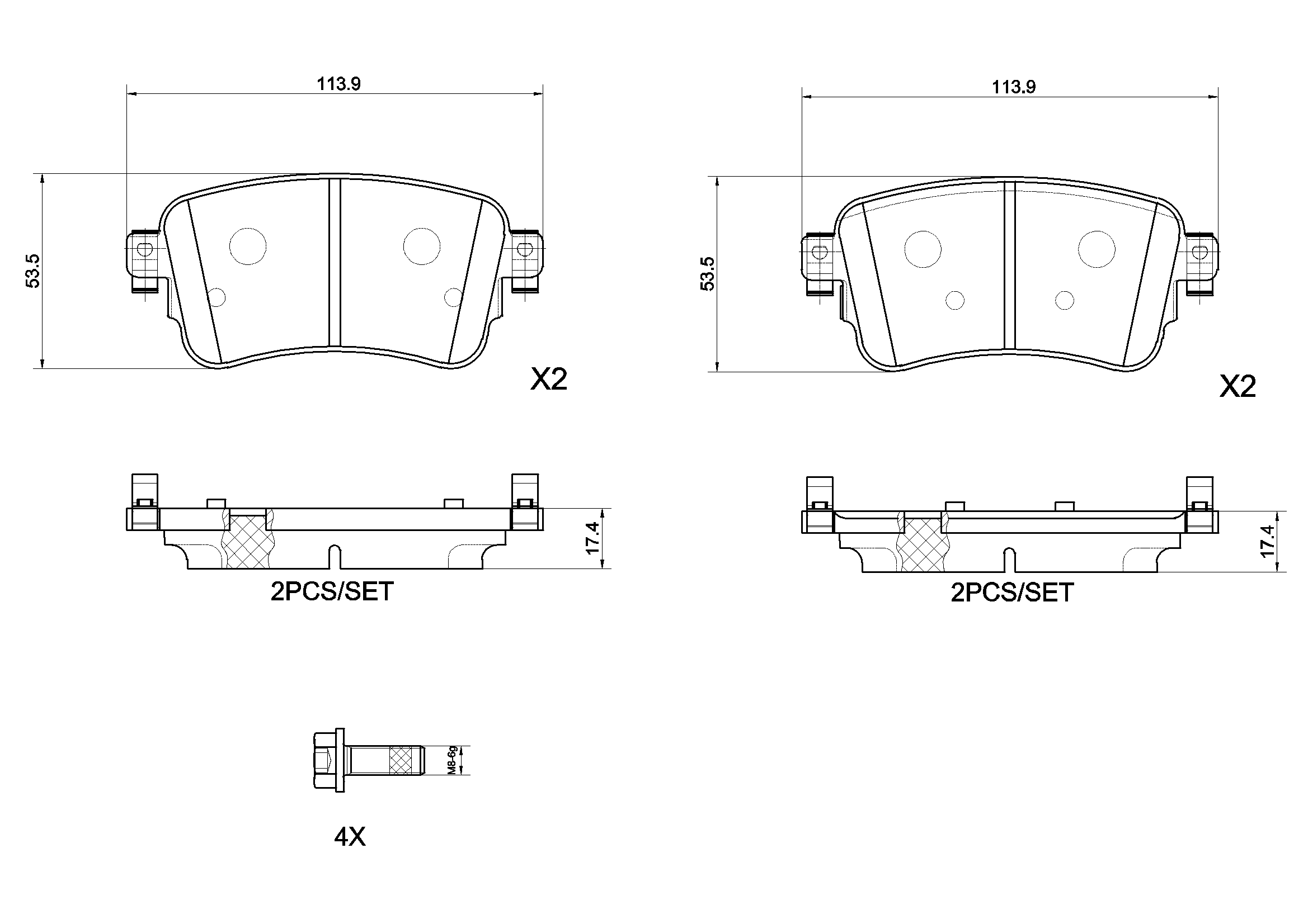 Brake Pad Set, disc brake