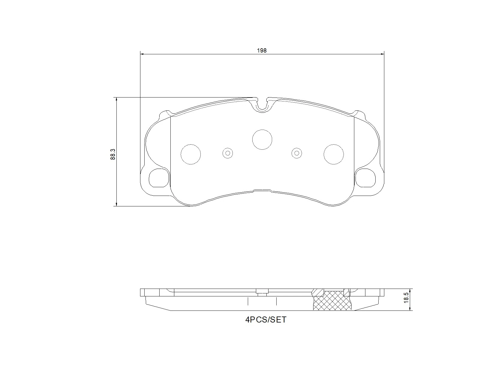 Brake Pad Set, disc brake
