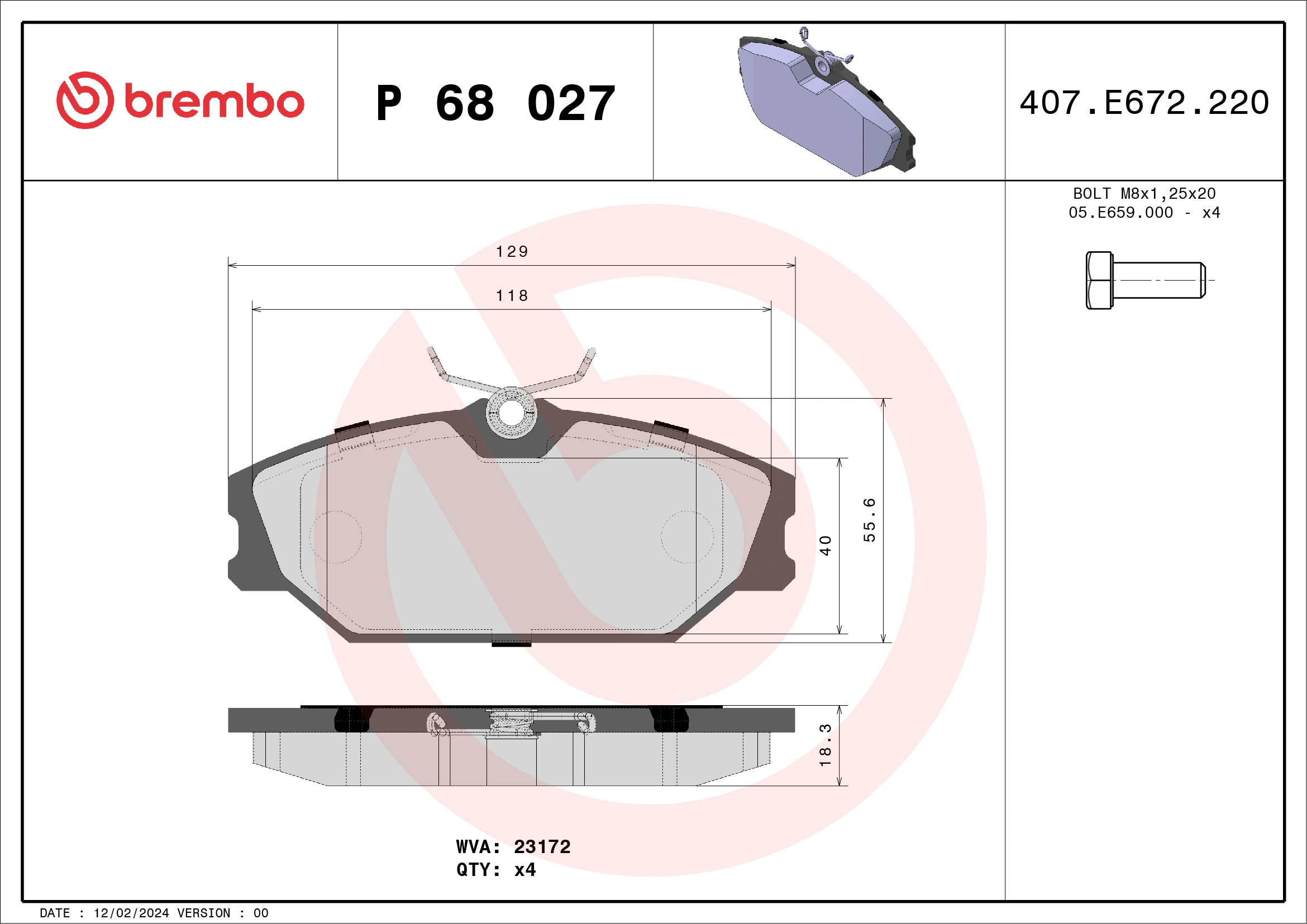 Brake Pad Set, disc brake