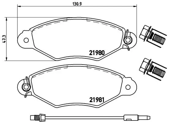 Brake Pad Set, disc brake