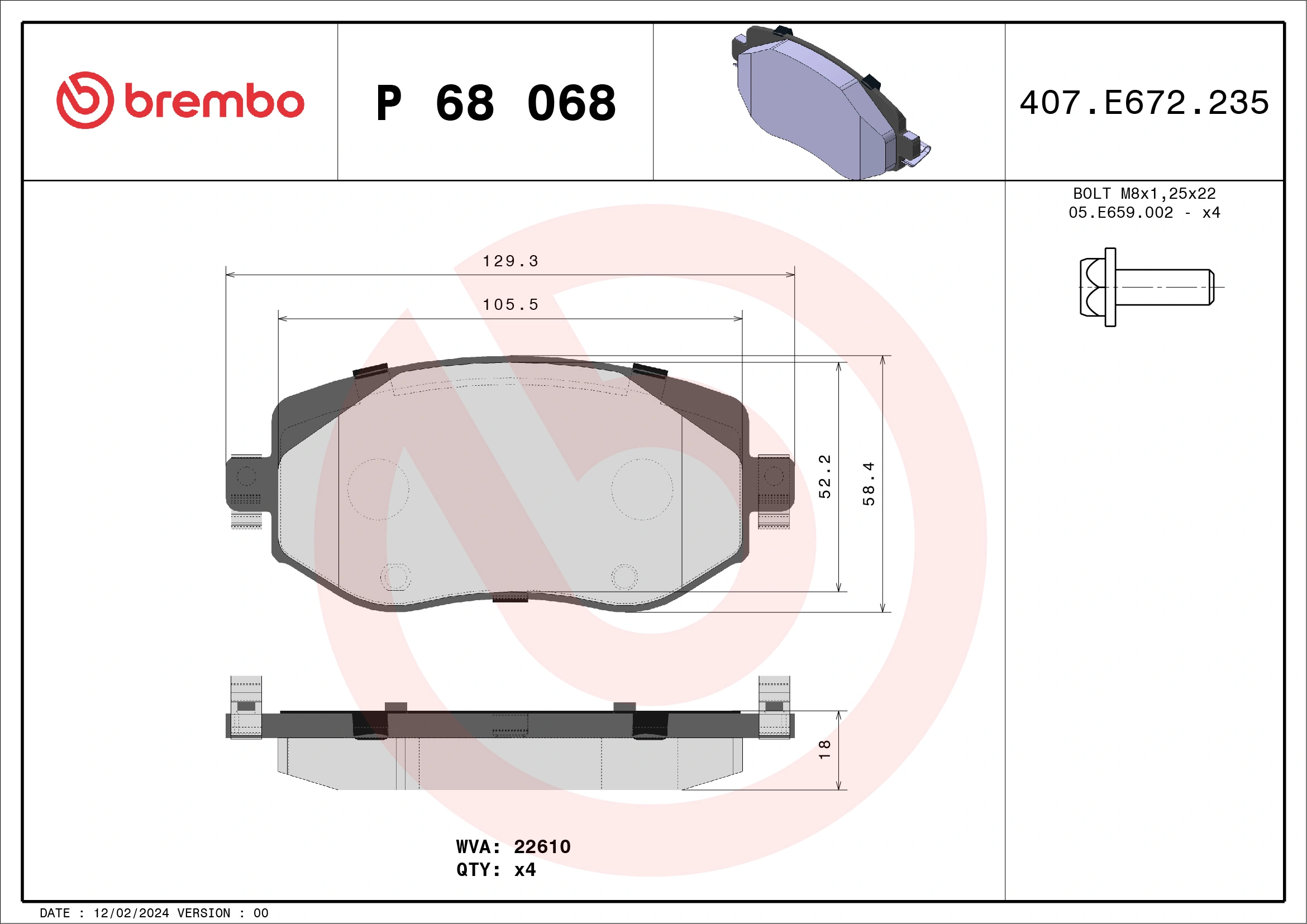 Brake Pad Set, disc brake