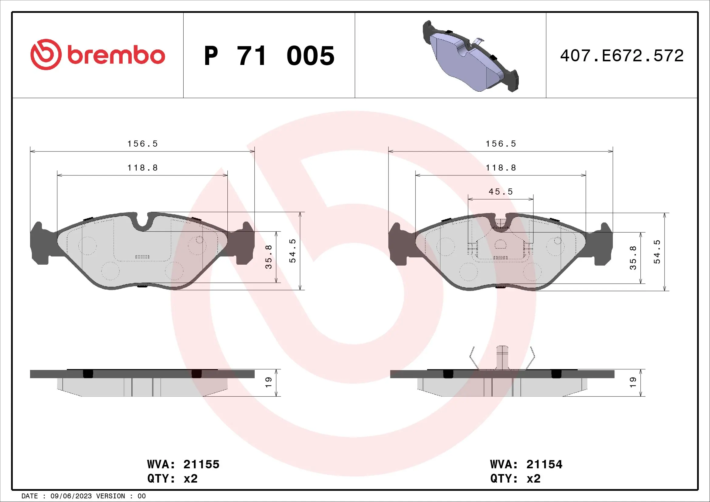 Brake Pad Set, disc brake