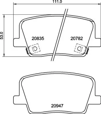 Brake Pad Set, disc brake
