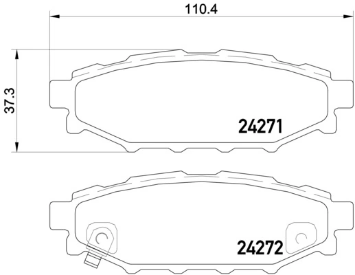 Brake Pad Set, disc brake