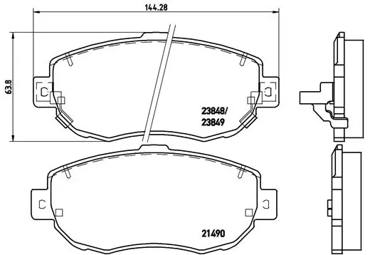 Brake Pad Set, disc brake