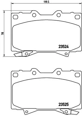 Brake Pad Set, disc brake