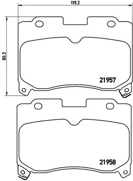 Brake Pad Set, disc brake