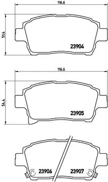 Brake Pad Set, disc brake