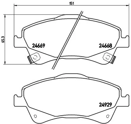 Brake Pad Set, disc brake