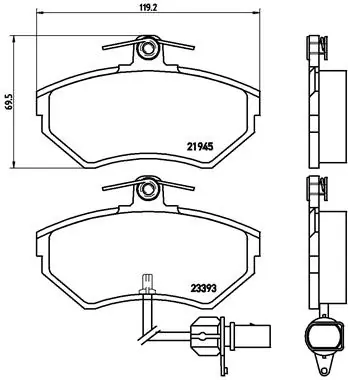 Brake Pad Set, disc brake