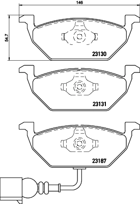 Brake Pad Set, disc brake