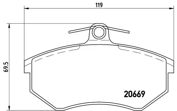 Brake Pad Set, disc brake