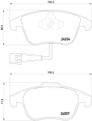 Brake Pad Set, disc brake