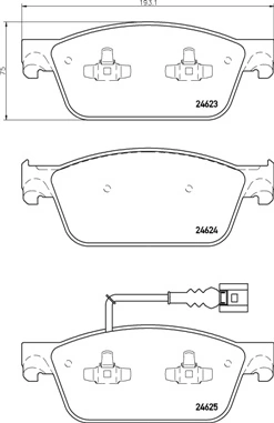 Brake Pad Set, disc brake