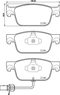 Brake Pad Set, disc brake