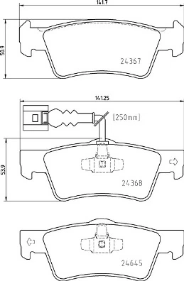 Brake Pad Set, disc brake