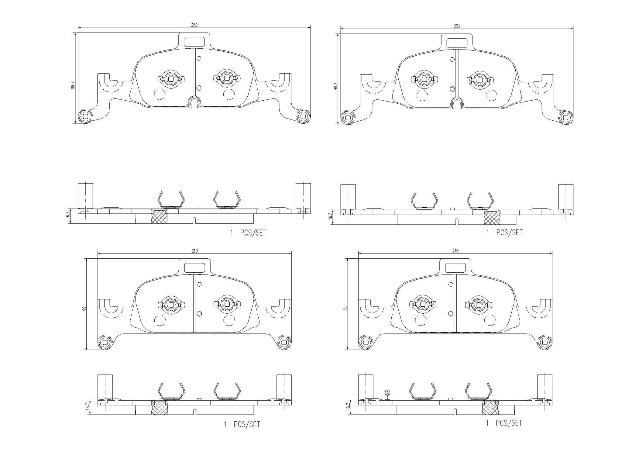 Brake Pad Set, disc brake