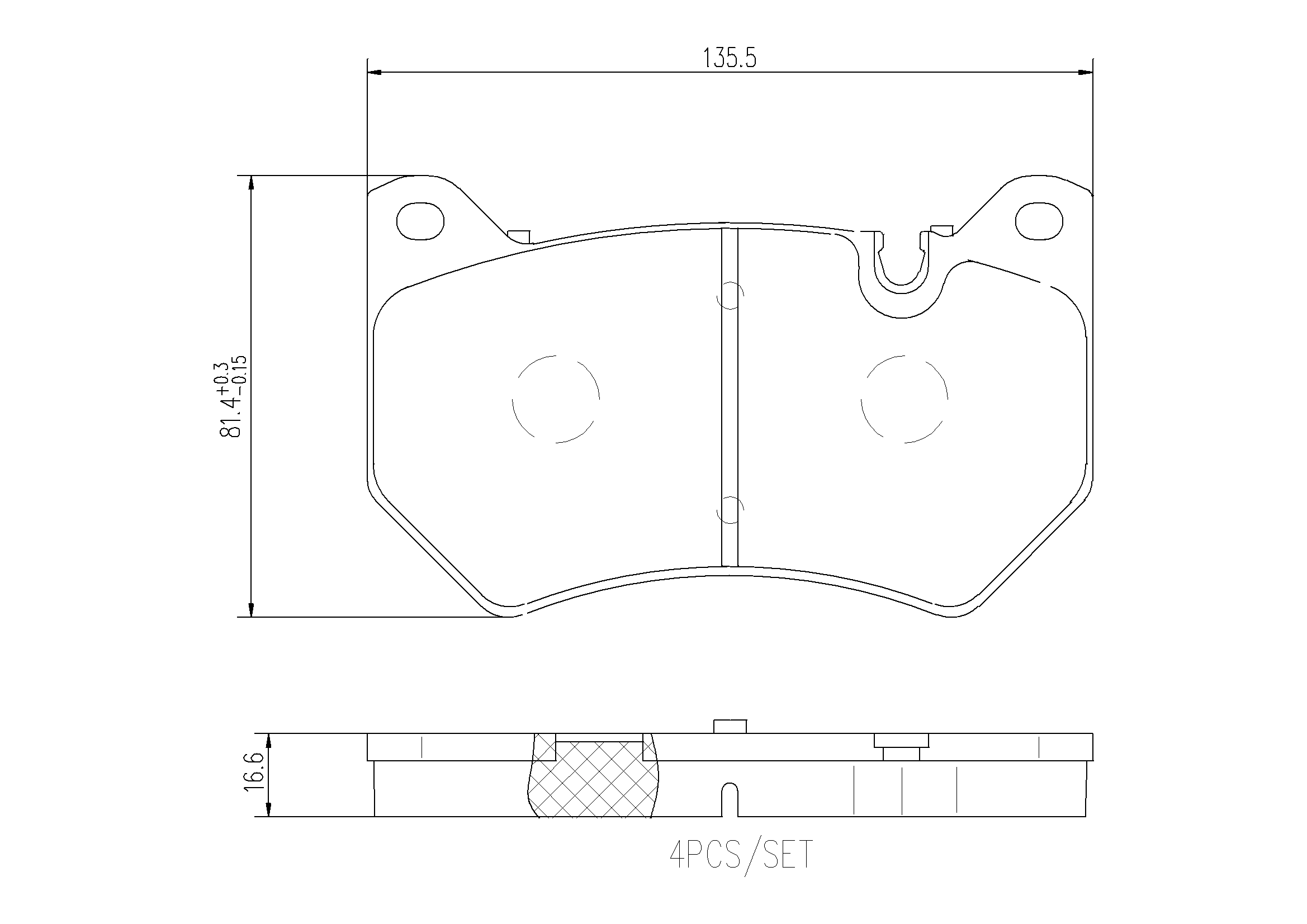 Brake Pad Set, disc brake