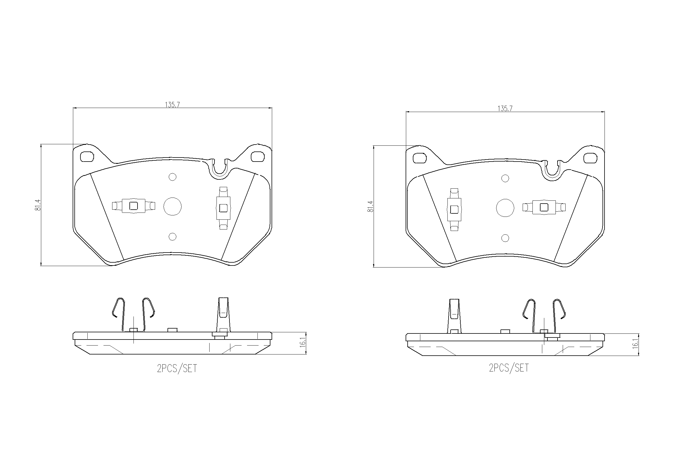 Brake Pad Set, disc brake